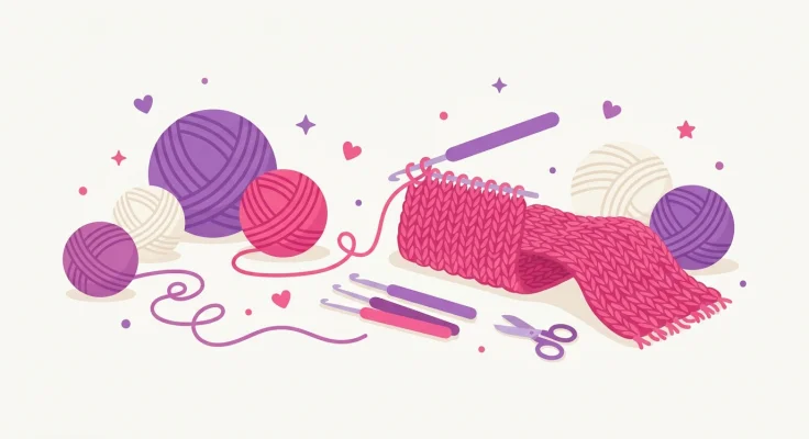 Cesto de Ganchillo con Trapillo para Almacenaje