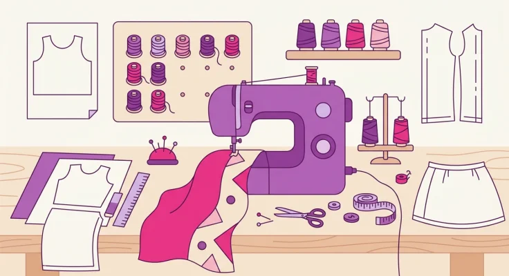 Coser una Falda Tubo con Patrón Básico