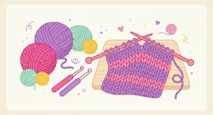 Cuello de Punto Circular Fácil para Principiantes