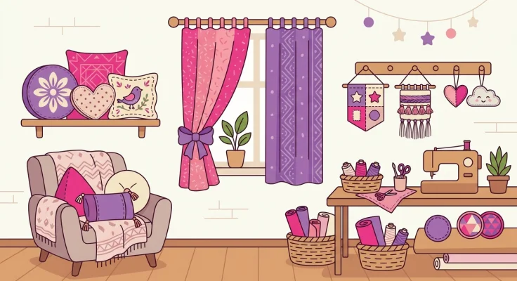 Decoración de Navidad con Tela y Fieltro Casera