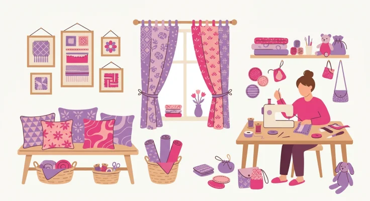 Llavero de Tela y Fieltro Personalizado para Regalar