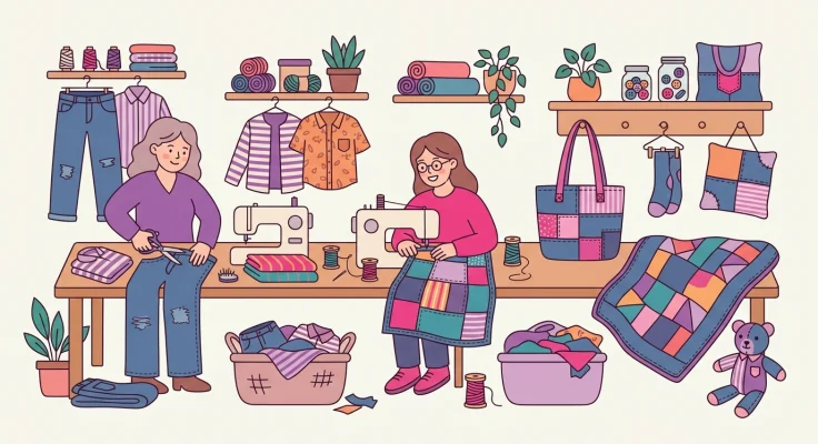 Monedero de Retales con Técnica Patchwork