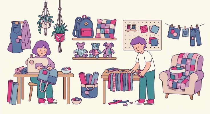 Neceser de Tela Impermeable con Material Reciclado