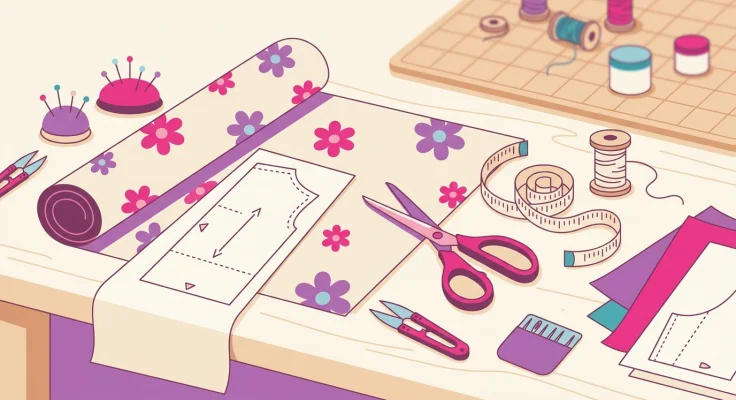 Patrón para Coser una Bolsa de Pan de Tela