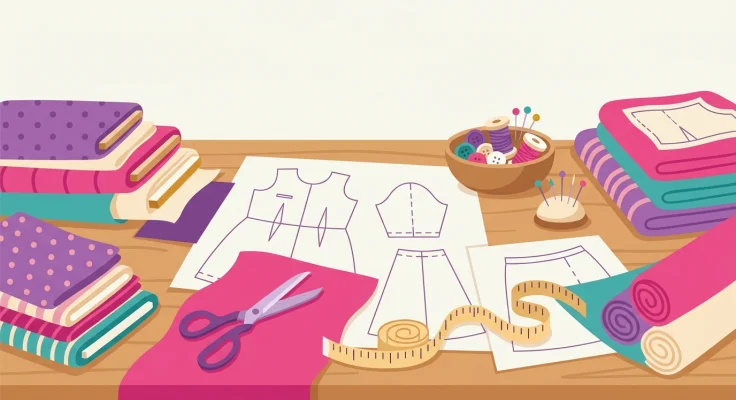 Patrón de Delantal de Cocina para Coser en Casa