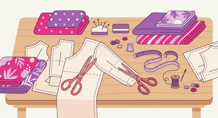 Patrón para Hacer una Guirnalda de Tela Decorativa