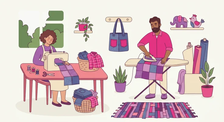 Proyectos Creativos con Retales de Tela Pequeños