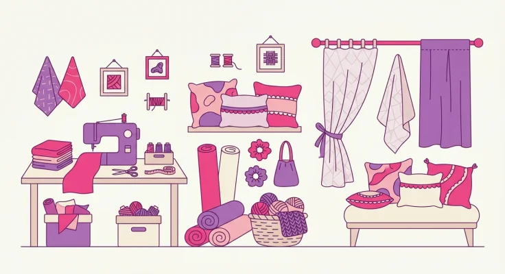 Velas Decoradas con Tela y Cuerda Natural