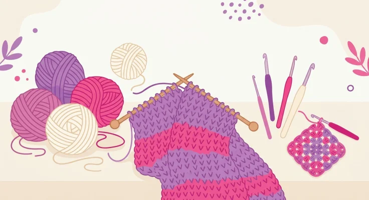 Zapatillas de Casa a Ganchillo para Adulto